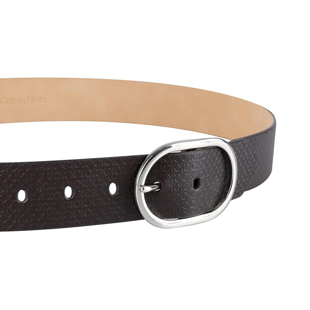 8954 Women's Ck Micro Emboss Casual Belt For Jeans, Trousers And Dresses - Picture 3 of 6